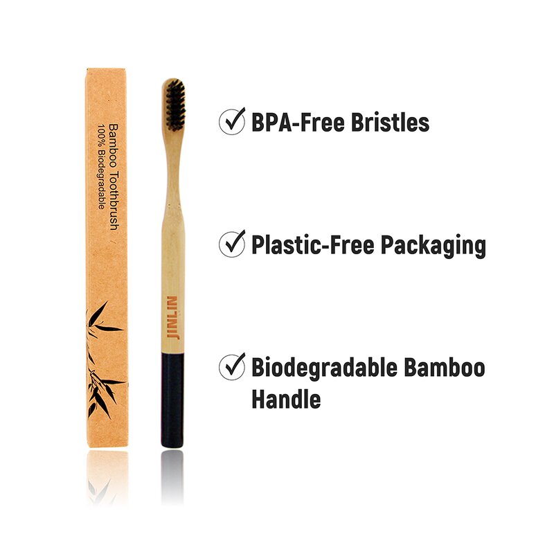 Toothbrush - Manufacturer Biodegradable Soft Bristle Kids Bamboo Custom Logo Free Sample
