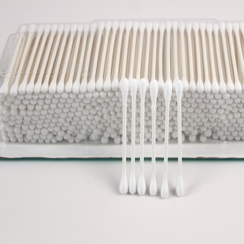 Cotton Swabs - Manufacturer 100% Pure Organic 500Ct Paper Stick Large Pack Cotonete