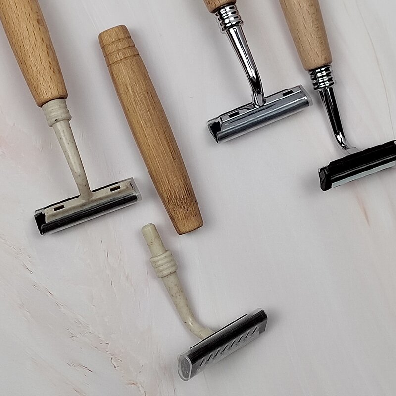 Razor - Manufacturer Eco Biodegradable Twin/Triple Blade Bamboo Wood Hotel Disposable