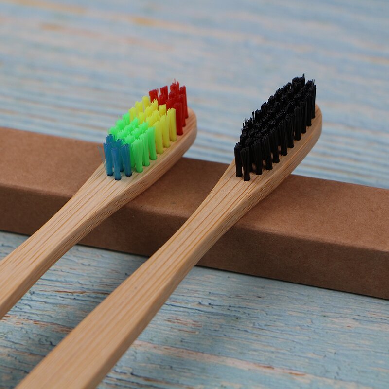 Toothbrush - Manufacturer Eco Biodegradable Custom Logo Adult Bamboo Wood Wholesale