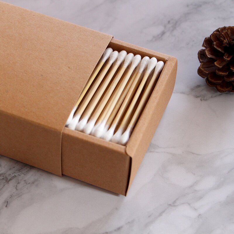 Cotton Buds - Manufacturer Organic Biodegradable OEM Bamboo Ear Cleaning Eco Friendly