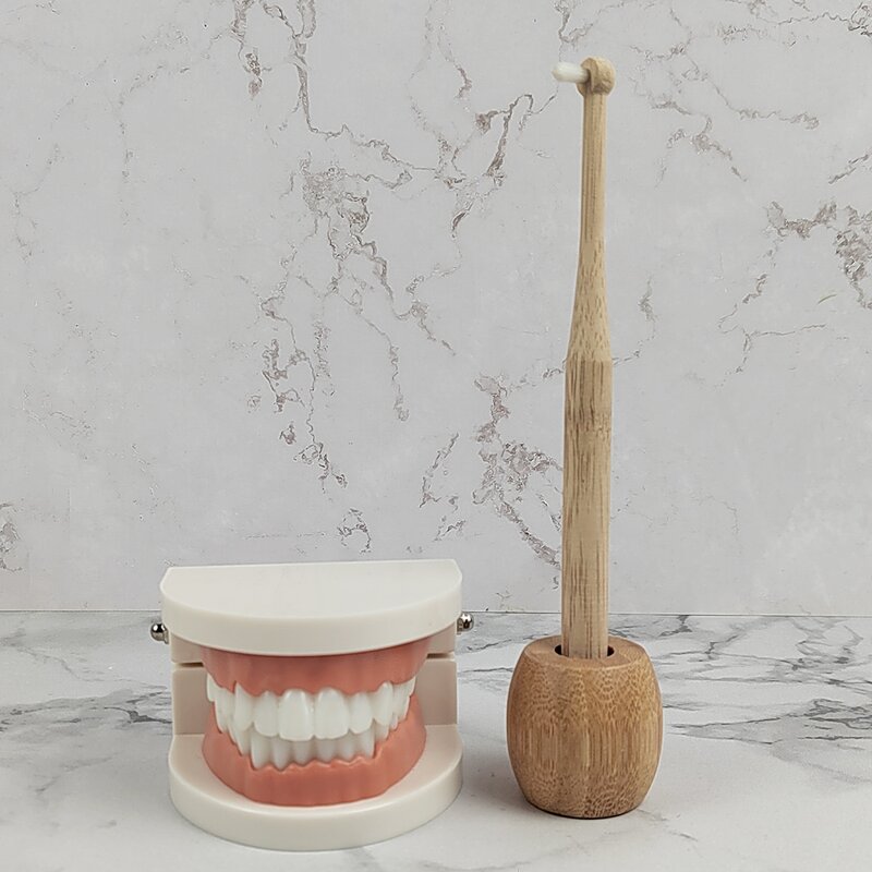 Toothbrush - Manufacturer Bamboo Orthodontic Ultra-Soft Thin Head for Braces Wearers