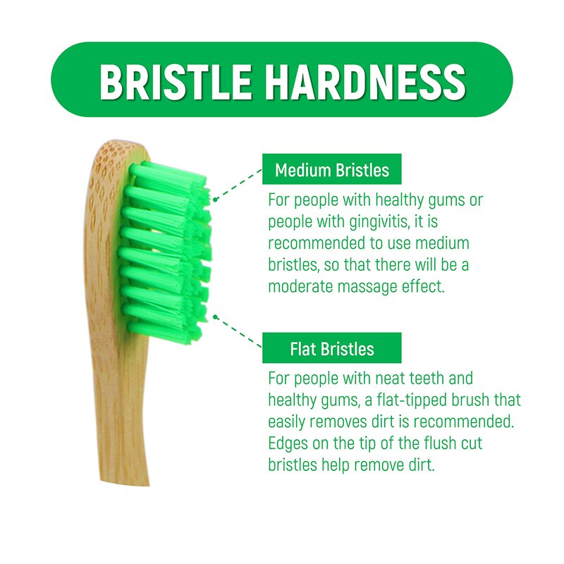 Toothbrush - Manufacturer Trapezoidal Tail Bamboo PBT Bristles Custom Logo Packaging