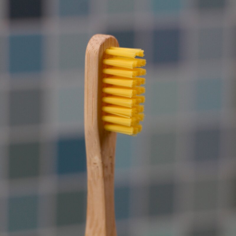 Toothbrush - Manufacturer 4pcs Bamb Round Handle Portable Travel Home Box Wholesale