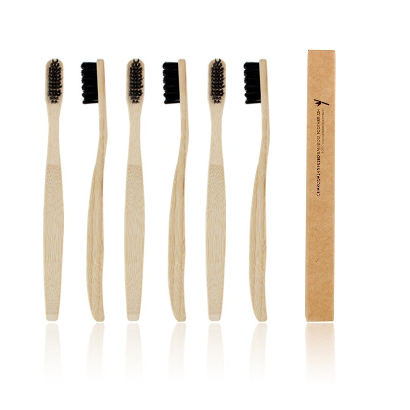Toothbrush - Manufacturer Comfort Grip Pregnant W-Shaped Bristles Eco Bamboo