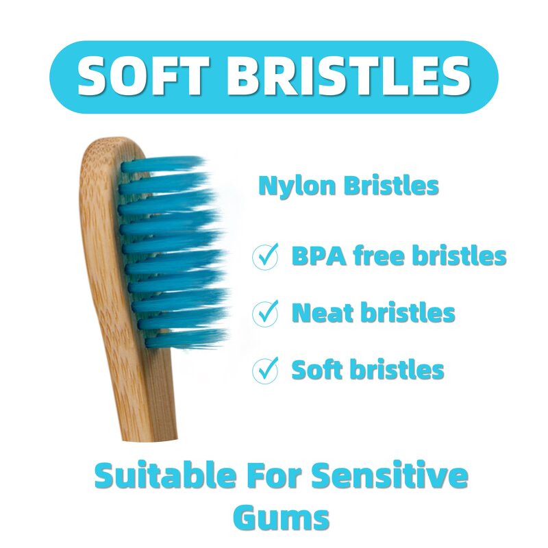 Toothbrush - Manufacturer Mini Bamboo BPA-free Soft Bristles Wooden Kids Wholesale