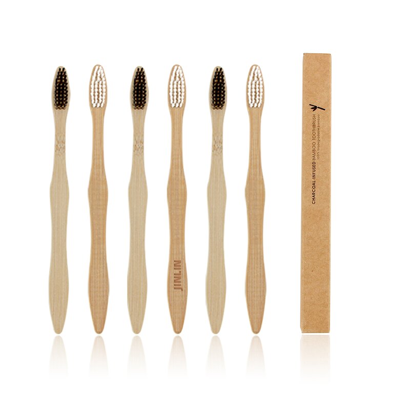 Toothbrush - Manufacturer Eco Adult Whitening Soft Bristle Branded Bamboo Custom Logo