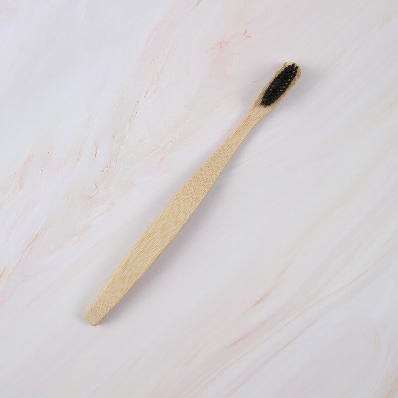 Toothbrush - Manufacturer Custom Logo Bamboo Soft PBT Nylon Bristles Natural Home