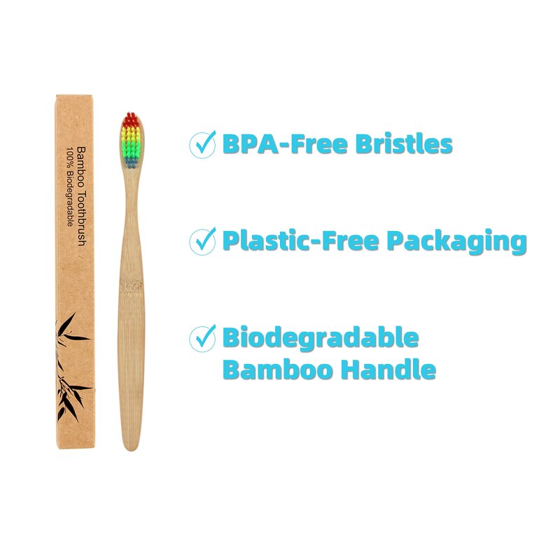 Toothbrush - Manufacturer Mini Bamboo BPA-free Soft Bristles Wooden Kids Wholesale