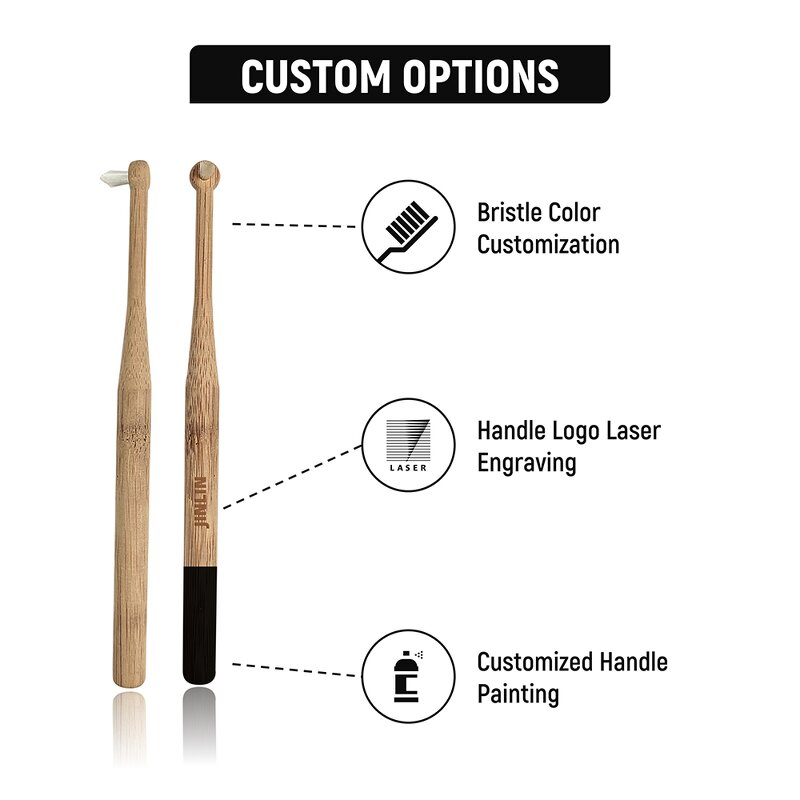 Toothbrush - Manufacturer Bamboo Orthodontic Ultra-Soft Thin Head for Braces Wearers