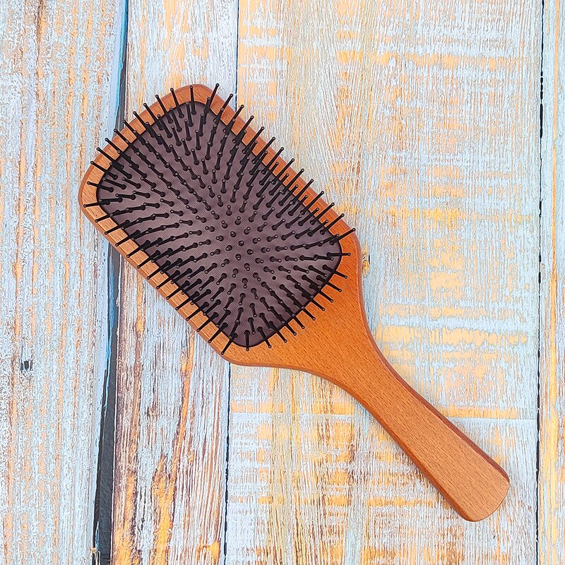 Hairbrush - Manufacturer Eco Bamboo Comb Hair Growth Detangling Scalp Massager Wooden