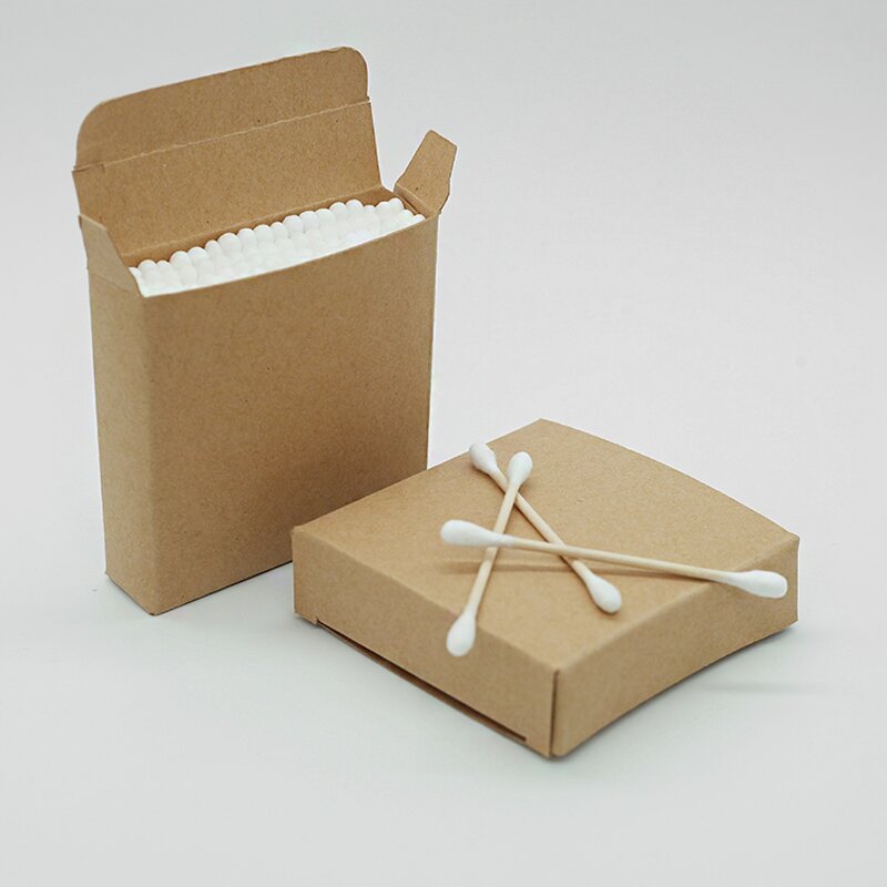 Cotton Buds - Manufacturer 100pcs Bamboo Paper Box Health Beauty Private Label
