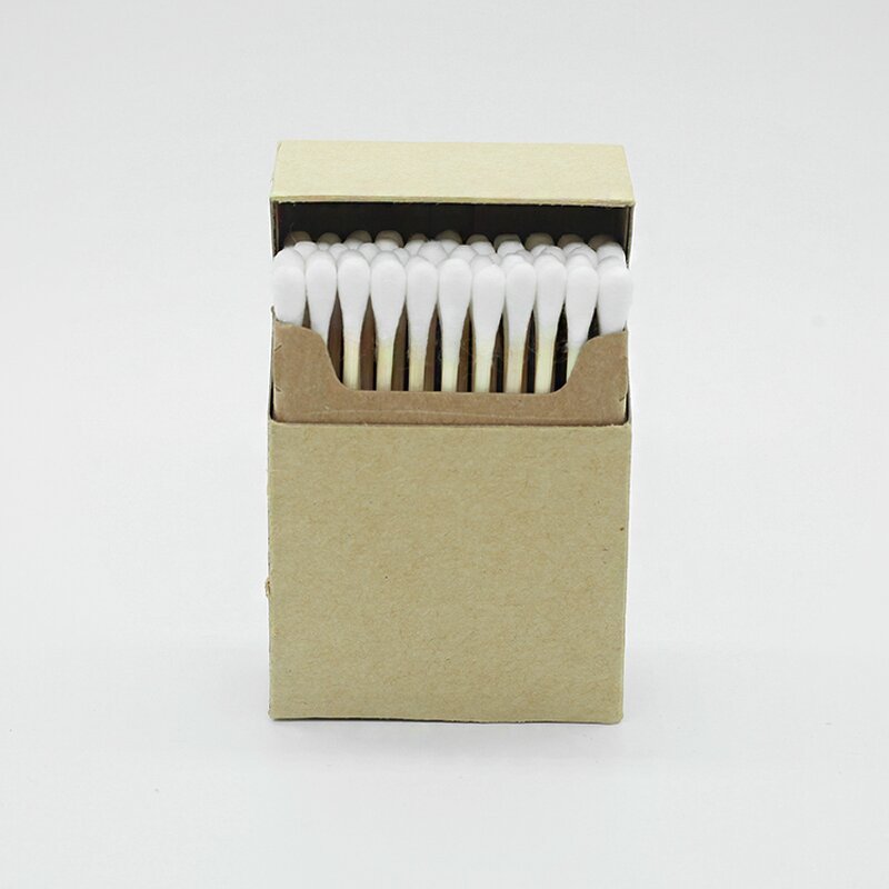Cotton Swab - Manufacturer FSC 50pcs Bamboo Paper Cigarette Box Biodegradable Cleaning