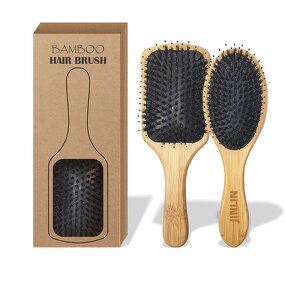 Hairbrush - Manufacturer Eco Natural Scalp Massage Detangling Bamboo Boar Bristles