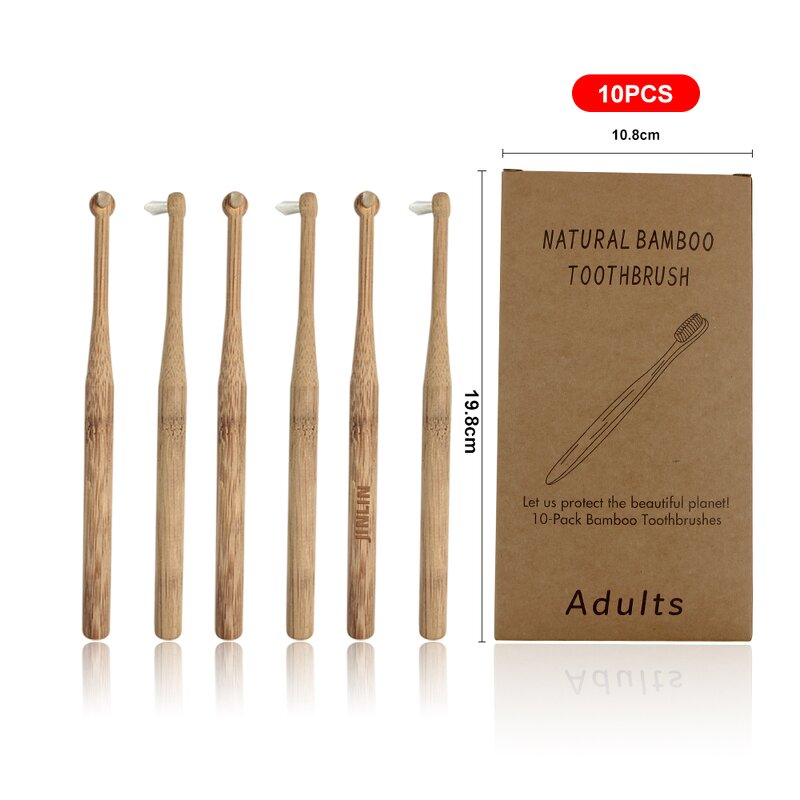 Toothbrush - Manufacturer Bamboo Orthodontic Ultra-Soft Thin Head for Braces Wearers