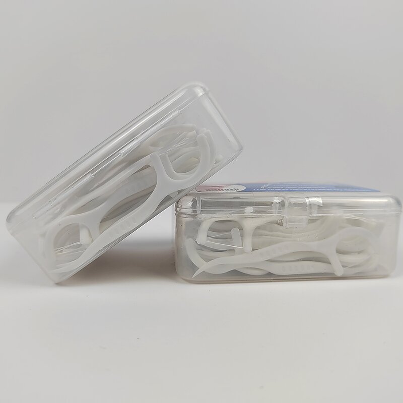 Floss Pick - Manufacturer Private Label Biodegradable Bamboo Charcoal Wheat Straw Plastic
