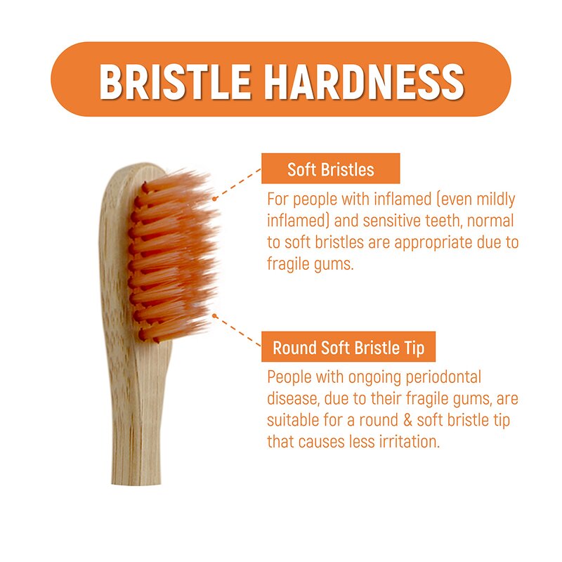 Toothbrush - Manufacturer Biodegradable Extra Soft Red Organic Bamboo High Quality Case