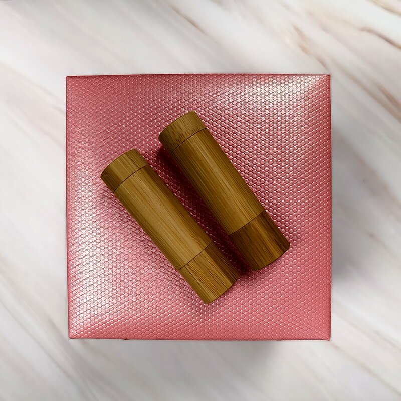 Lip Balm Tube - Manufacturer Eco Biodegradable Empty Lipstick Bamboo Cosmetic Container
