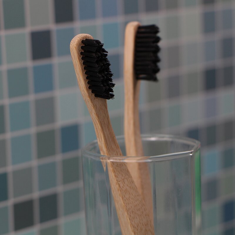 Toothbrush - Manufacturer Comfort Grip Pregnant W-Shaped Bristles Eco Bamboo