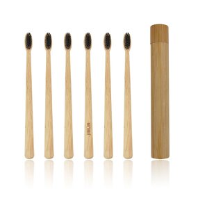 Toothbrush - Manufacturer Customizable Small Cone Bamboo Logo Printing Custom Painting