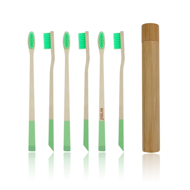 Toothbrush - Manufacturer Trapezoidal Tail Bamboo PBT Bristles Custom Logo Packaging