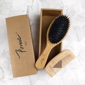 Hairbrush - Manufacturer Eco Bamboo Comb Hair Growth Detangling Scalp Massager Wooden