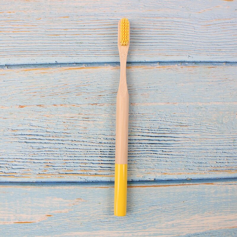 Toothbrush - Manufacturer 4pcs Bamb Round Handle Portable Travel Home Box Wholesale