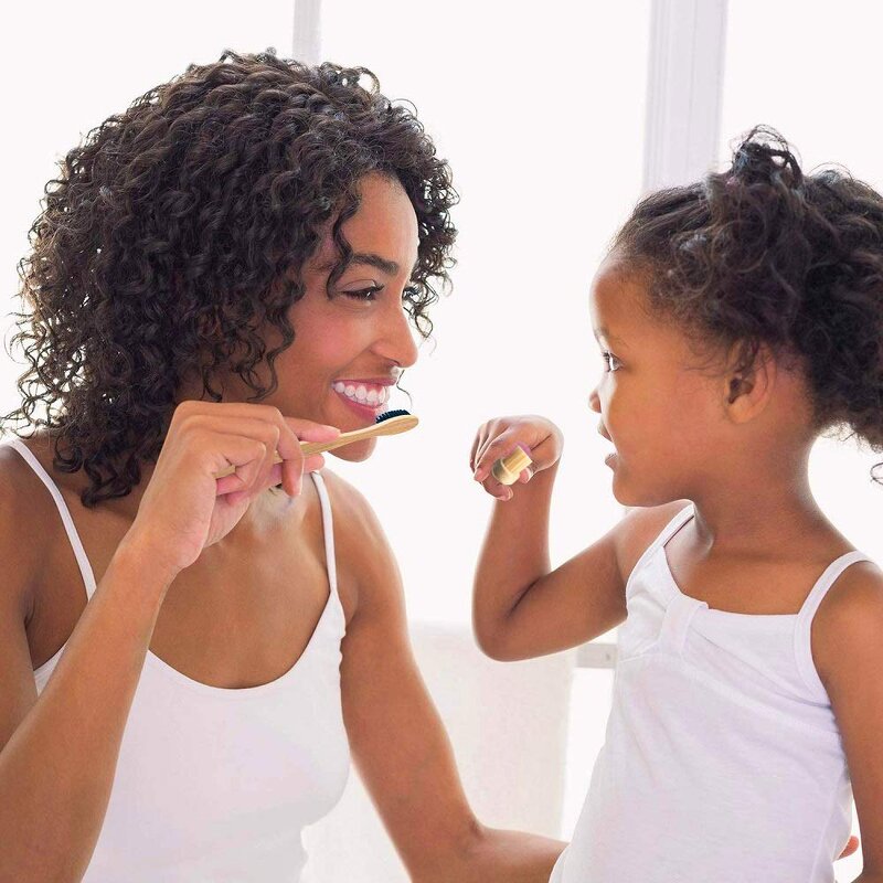 Toothbrush - Manufacturer 100% Natural Eco Bamboo Children Biodegradable Custom Logo