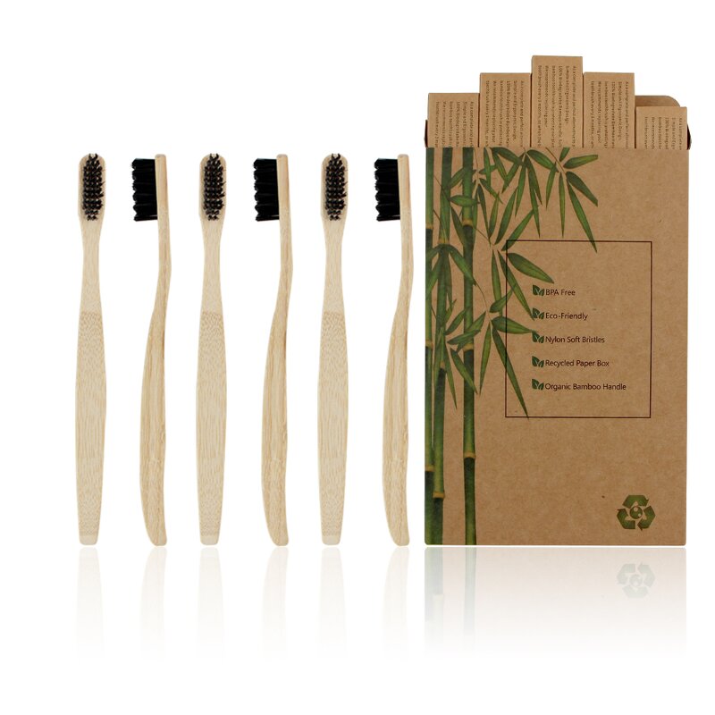 Toothbrush - Manufacturer Comfort Grip Pregnant W-Shaped Bristles Eco Bamboo