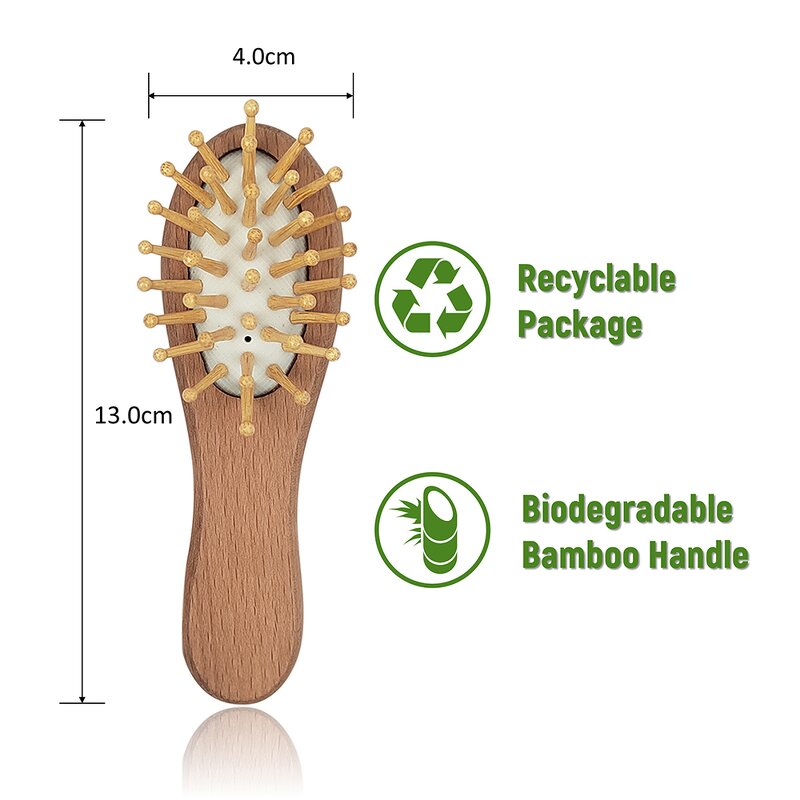 Hair Combs - Manufacturer Free Samples Styling Braiding Beard Bamboo Wooden Combs