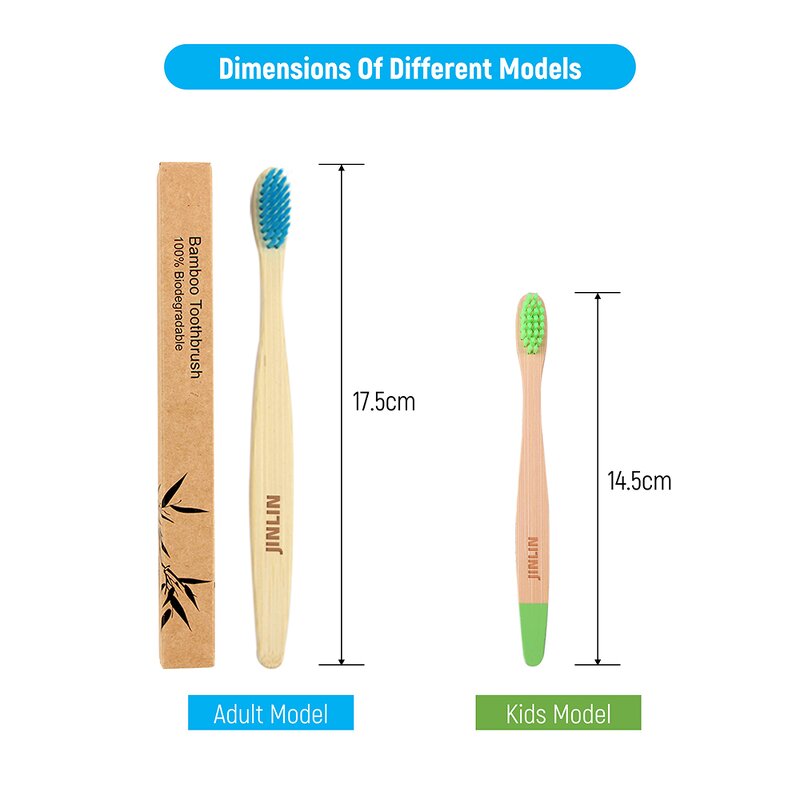 Toothbrush - Manufacturer 100% Natural Eco Bamboo Children Biodegradable Custom Logo