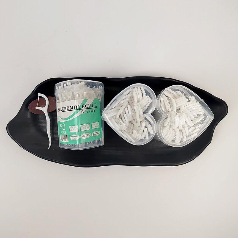 Dental Floss Pick - Manufacturer 50pcs Individual Silk Tooth Dental Floss Pick