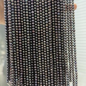 Pearl Necklace Manufacturer - Wholesale 4-5mm Peacock Baby Pearl 39cm