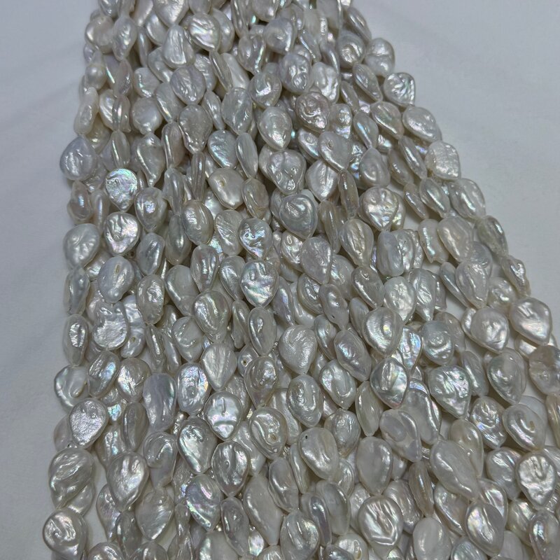 Pearl Necklace Manufacturer - Wholesale 14-16mm White Baroque Drop Freshwater