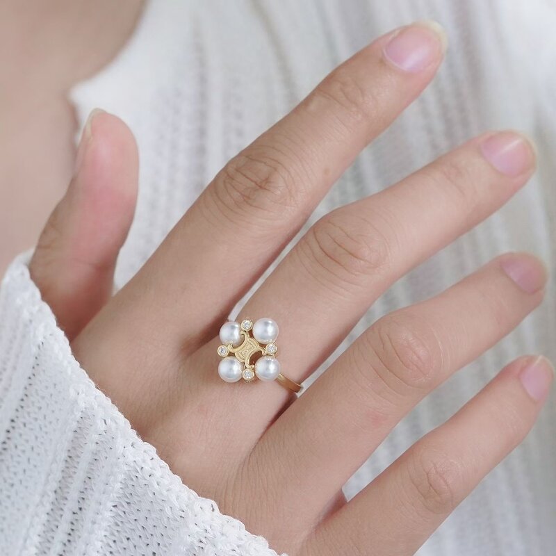 Jewelry Set Manufacturer - JW5050 5-6mm Freshwater Pearl DIY Set