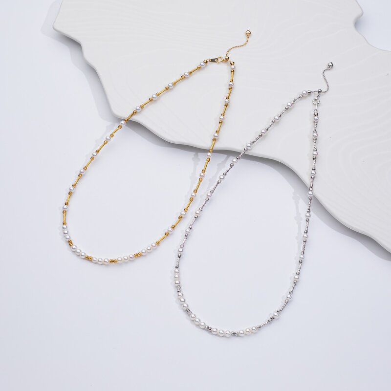 Pearl Necklace Manufacturer - Wholesale White Baby Adjustable 40+3cm Akoya