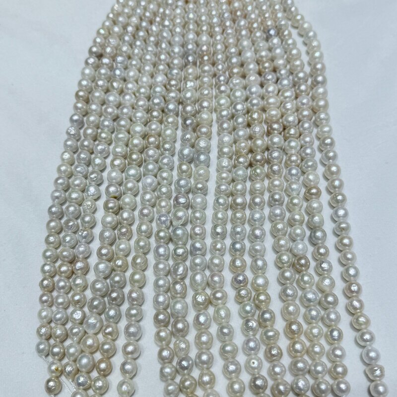 Pearl Necklace Manufacturer - Wholesale 8-11mm White Potato Baroque Edison