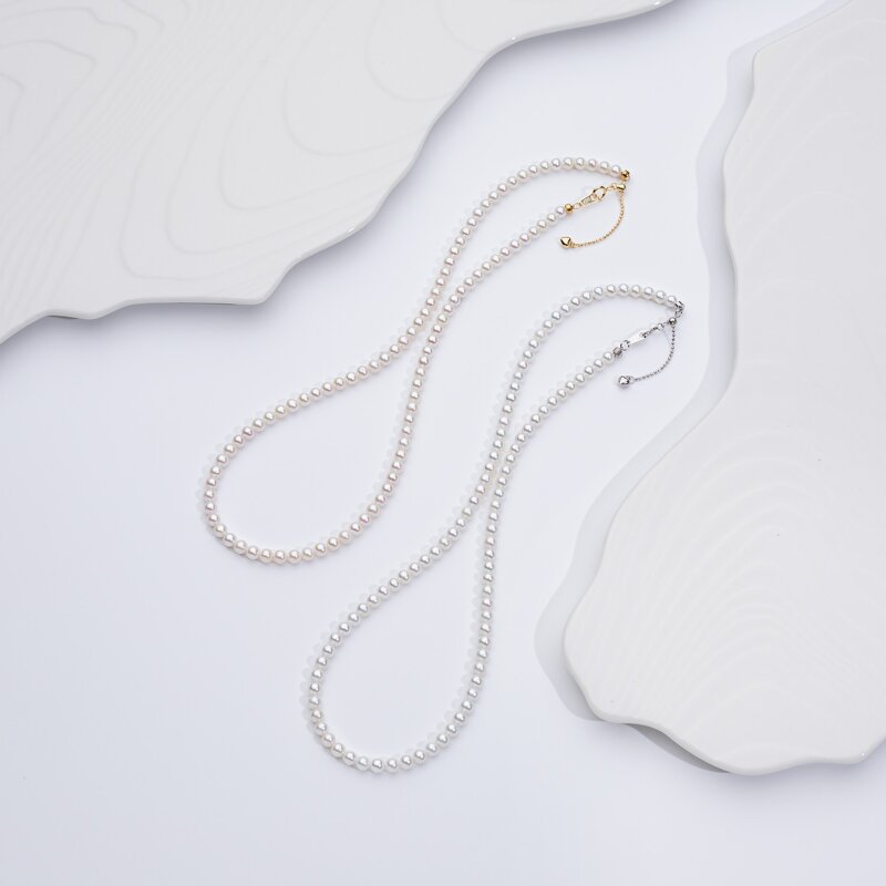 Pearl Necklace Manufacturer - Wholesale White Baby Adjustable 40+3cm Akoya