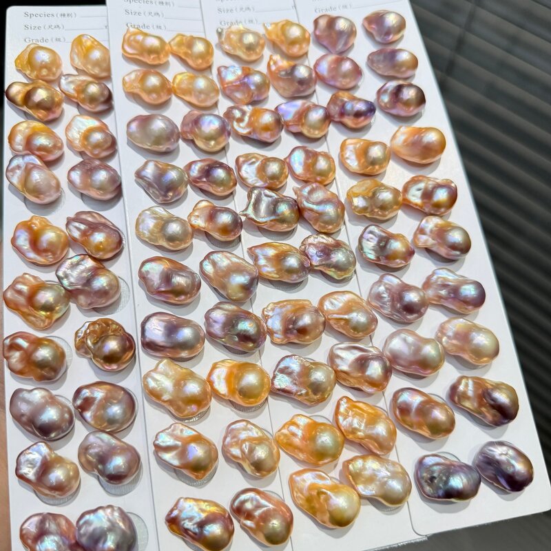 Loose Pearls Manufacturer - 12-15mm Multi Color Large Fireball Nucleated