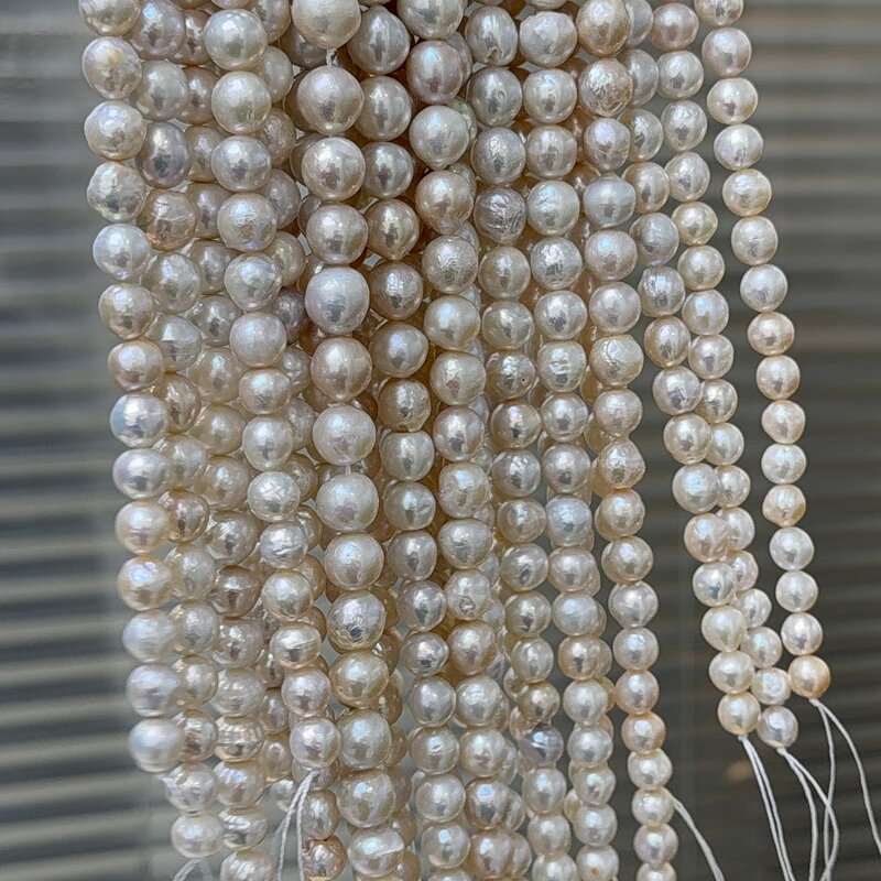 Pearl Necklace Manufacturer - Wholesale 8-11mm White Potato Baroque Edison