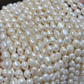Pearl Necklace Manufacturer - Wholesale 9-10-11mm White Baroque Freshwater