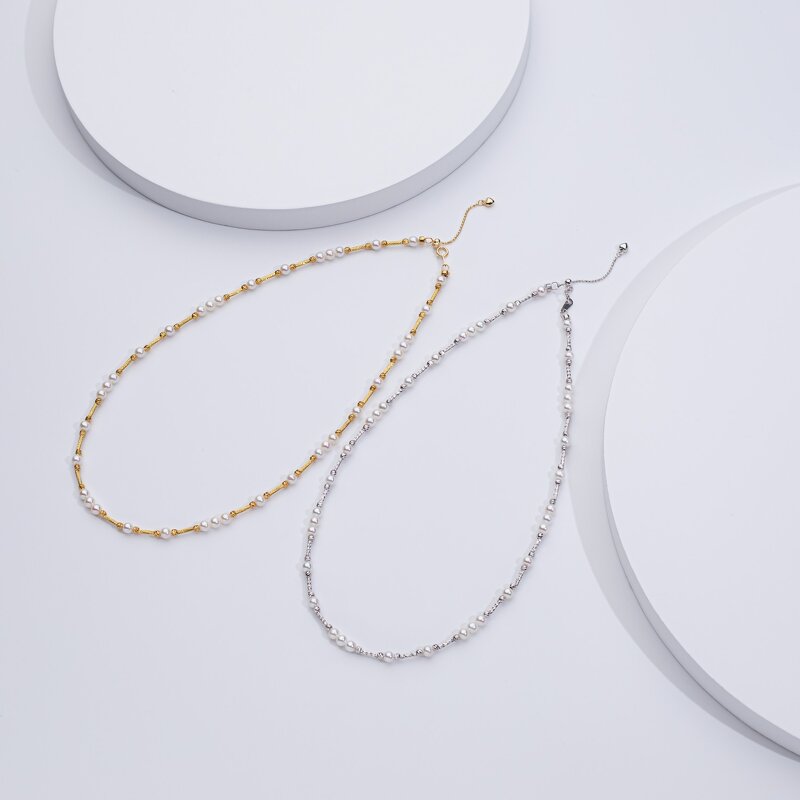 Pearl Necklace Manufacturer - Wholesale White Baby Adjustable 40+3cm Akoya
