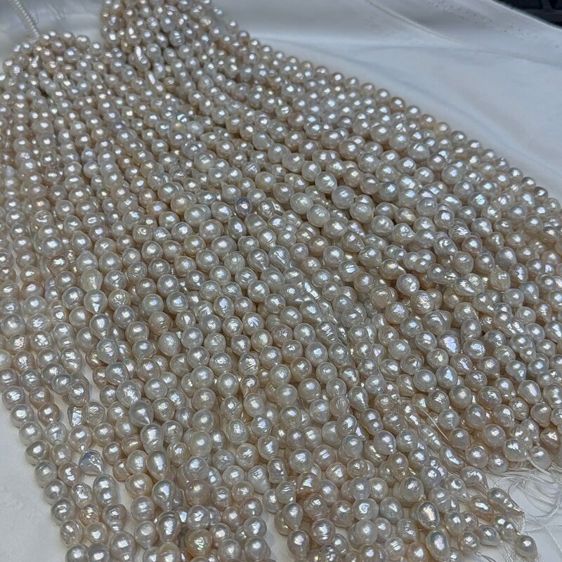 Pearl Necklace Manufacturer - Wholesale 8-11mm White Baroque Drop Edison