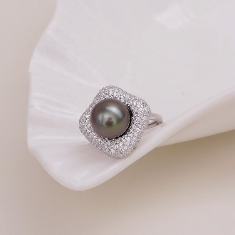 Jewelry Set Manufacturer - JW5038 10-11mm Freshwater Pearl DIY Set