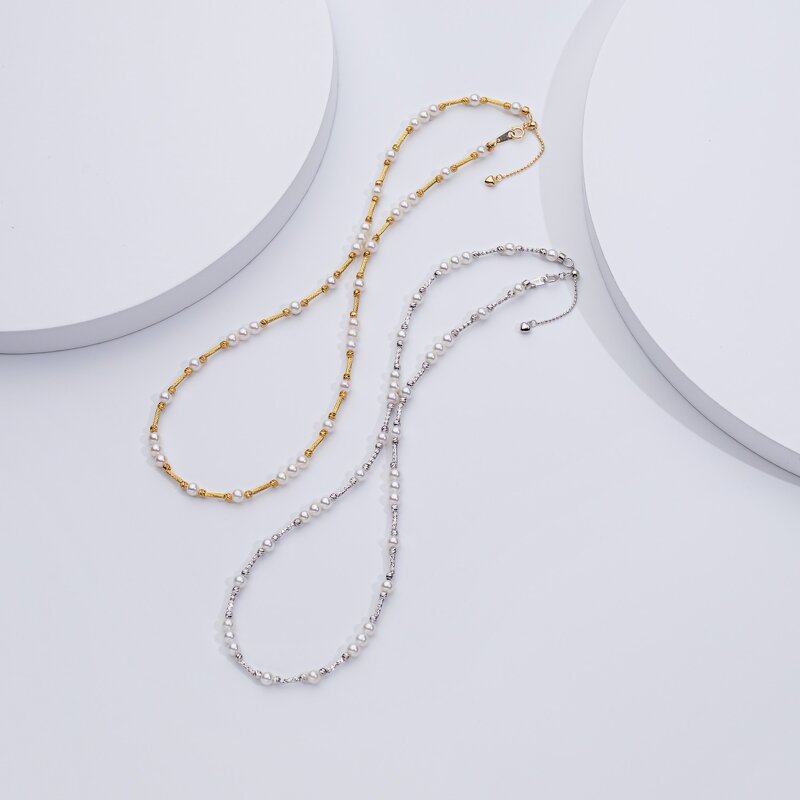 Pearl Necklace Manufacturer - Wholesale White Baby Adjustable 40+3cm Akoya