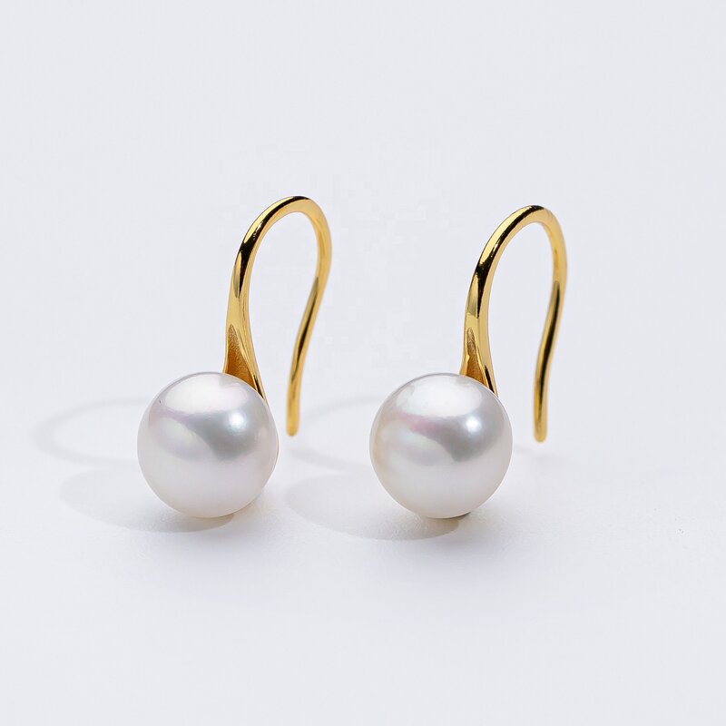 Pearl Earrings Manufacturer - 925 Sterling Silver Freshwater Hook for Woman