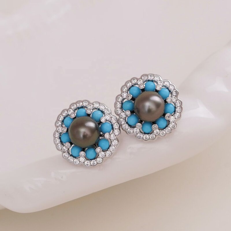 Jewelry Set Manufacturer - JW5048 8-11mm Freshwater Pearl DIY Set