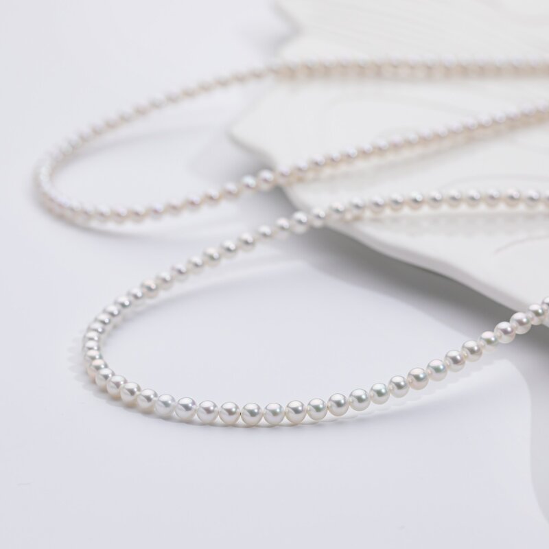 Pearl Necklace Manufacturer - Wholesale White Baby Adjustable 40+3cm Akoya