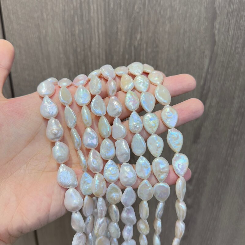 Pearl Necklace Manufacturer - Wholesale Baroque White Water Drop Freshwater