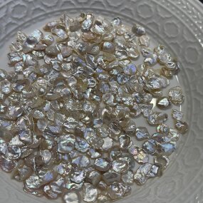 Loose Pearls Manufacturer - 8-12mm Freshwater Keshi Irregular Cornflake